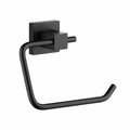 Kibi Cube Bathroom Toilet Paper Holder - Matte Black KBA1505MB